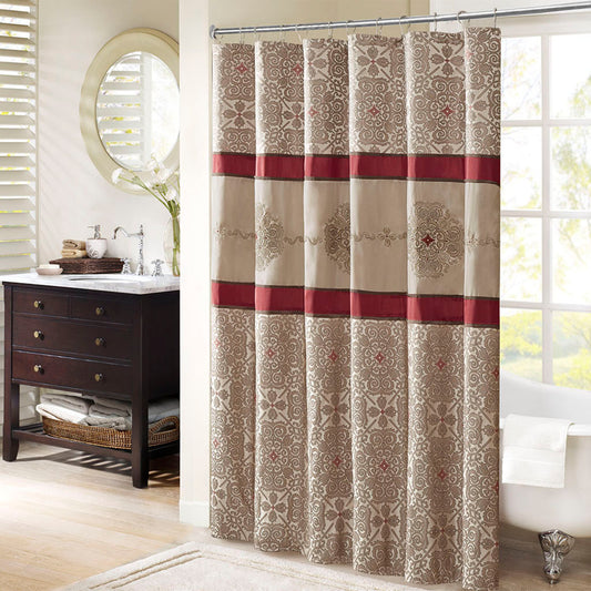 Embroidered Shower Curtain