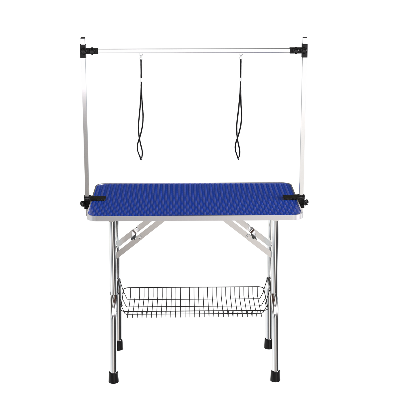 Large Grooming Table for Pet Dog and Cat with Adjustable Arm and Clamps Large Heavy Duty Animal grooming table, 42''/Blue