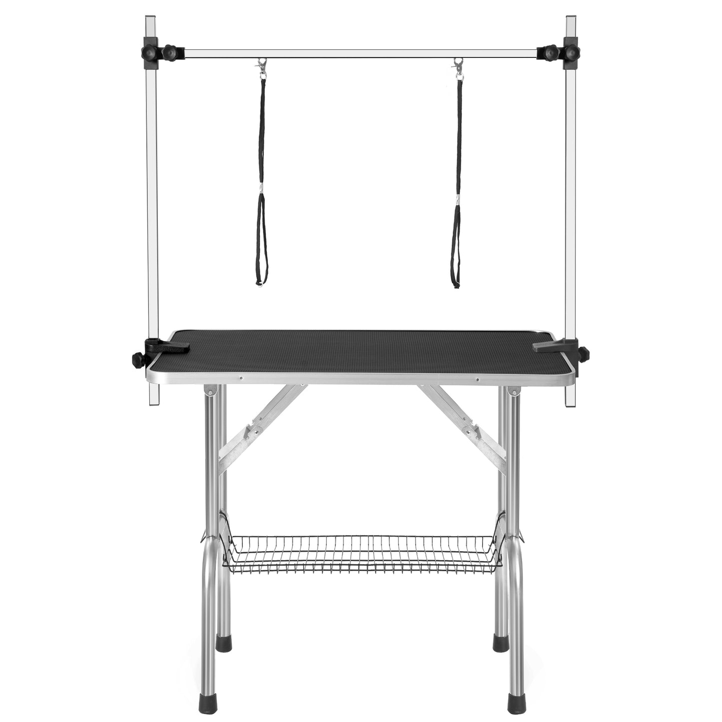 Large Grooming Table for Pet Dog and Cat with Adjustable Arm and Clamps Large Heavy Duty Animal grooming table, 42''/Black