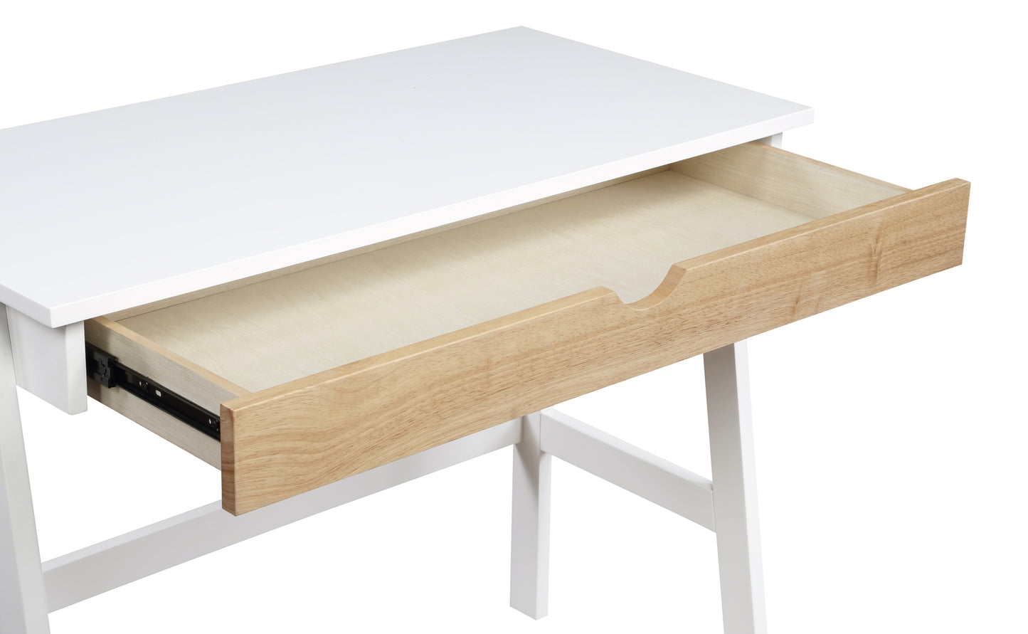 Hilton Desk In White/Natural