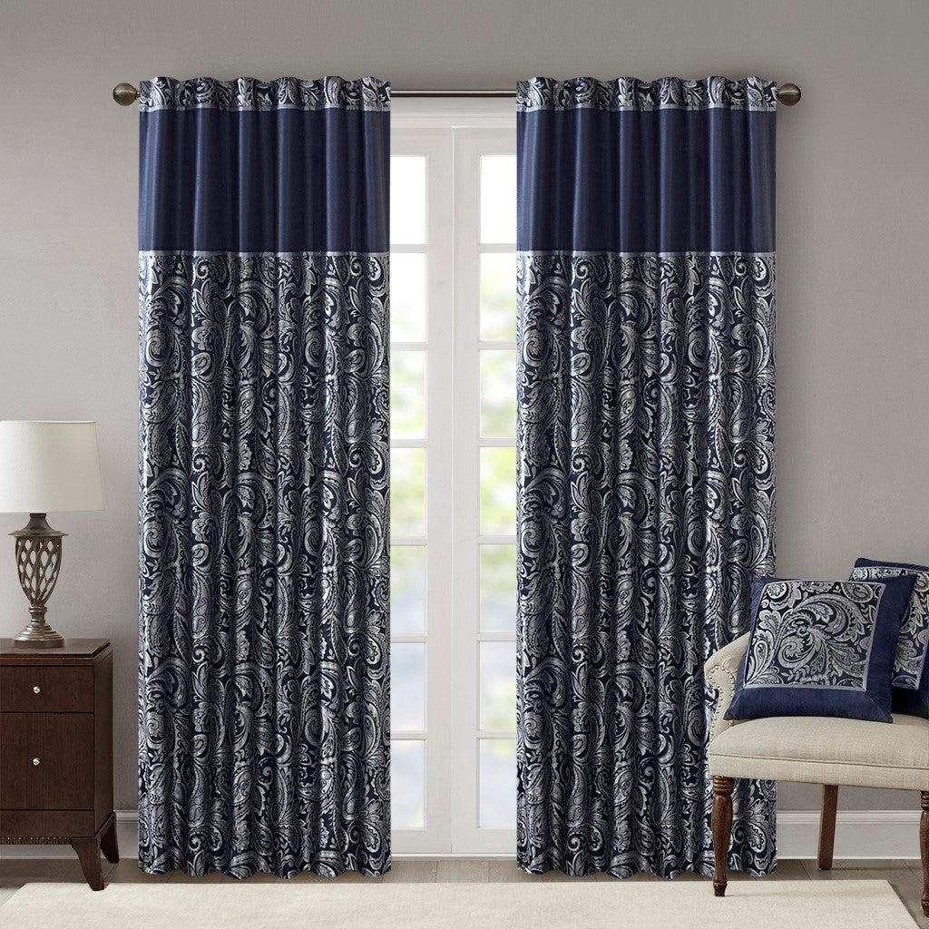 Jacquard Curtain Panel Pair(2 Pcs Window Panels)