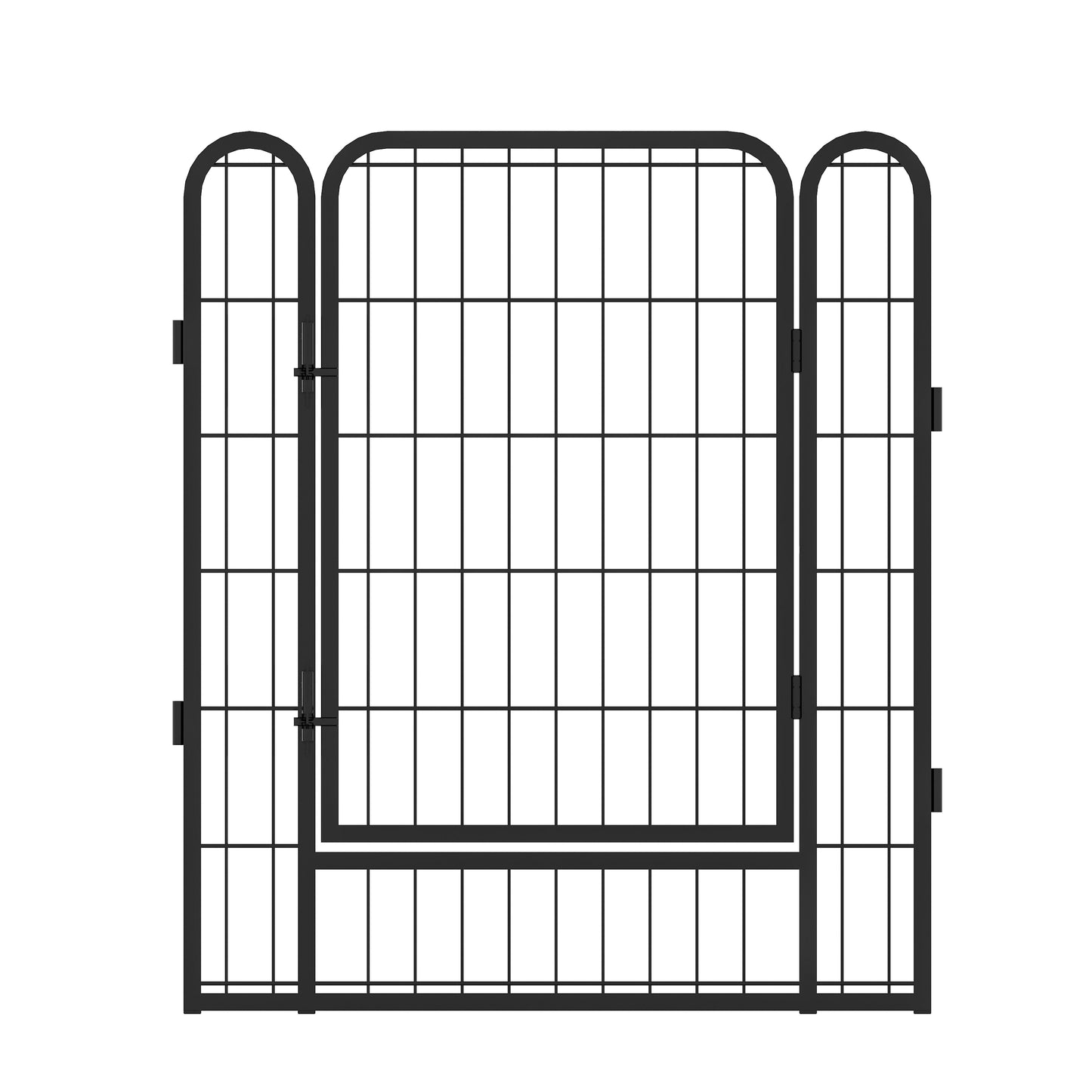 12 Panels Heavy Duty Metal Playpen with door,31.7"H Dog Fence Pet Exercise Pen for Outdoor