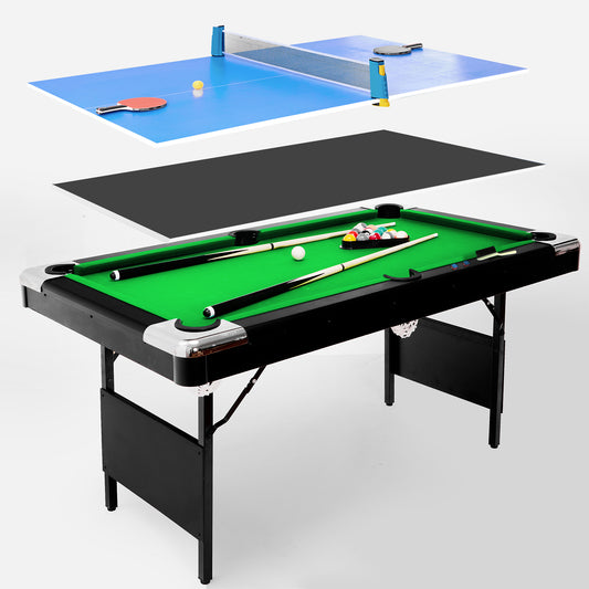 5.5F 3 in 1 Billiard table, 3 in 1 pool table, 3 in 1 table tennis table,  billiards, pool table, multifunctional billiard table, multifunctional pool table, multifunctional table tennis table, table