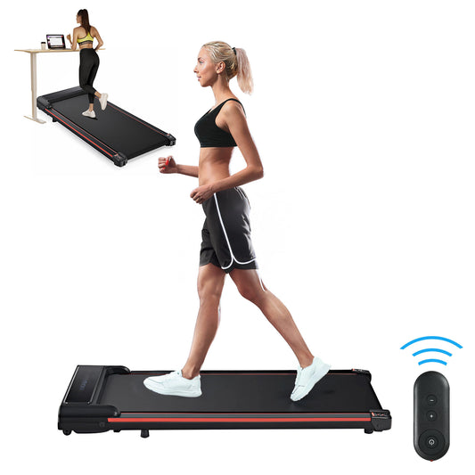 Walking Pad 300 lb Capacity, Desk Treadmill for Home Office, Protable Treadmill Under Desk, Walking Treadmills for Home,0.6 to 3.8 mph Portable Treadmill