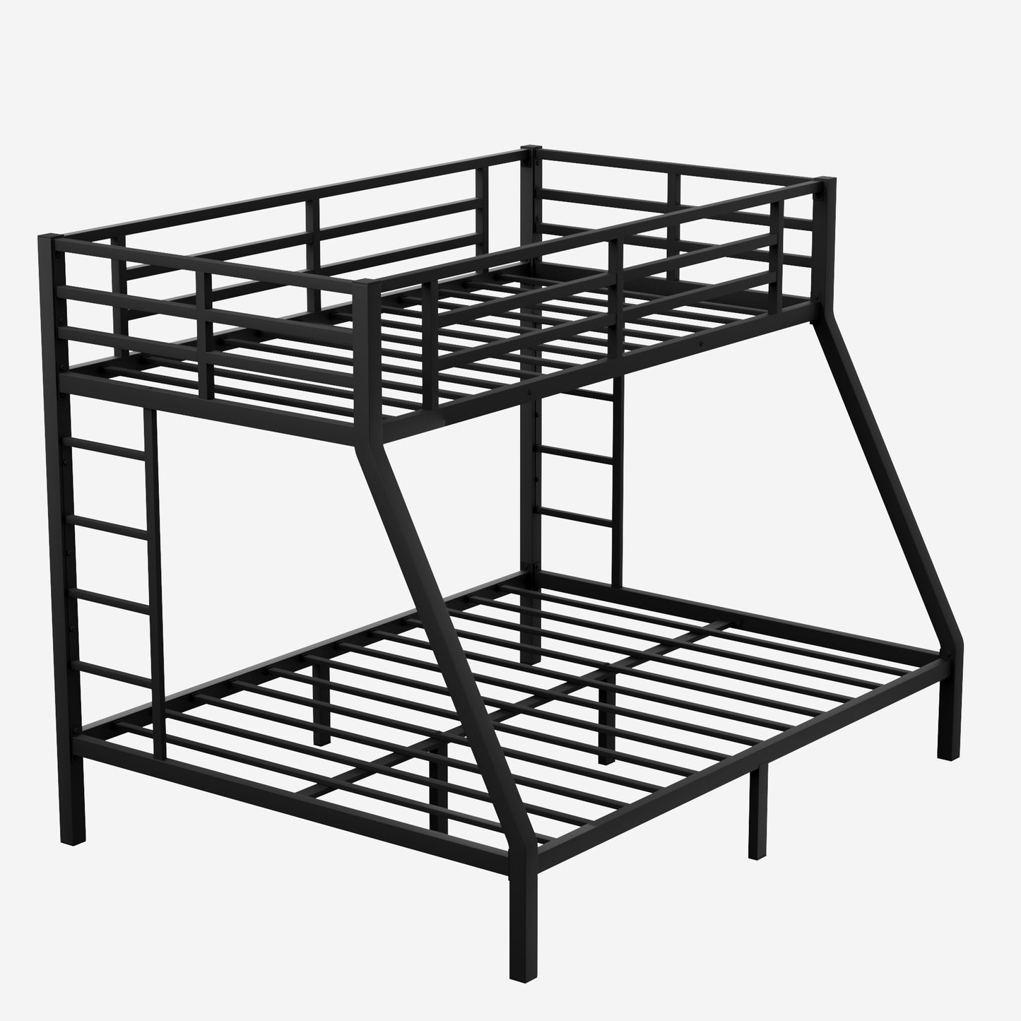 Metal Twin XL over Queen Bunk Bed for Teens and Adults,Space-Saving/Noise Reduced/No Box Spring Needed(Expect arrive date 2024/7/17)