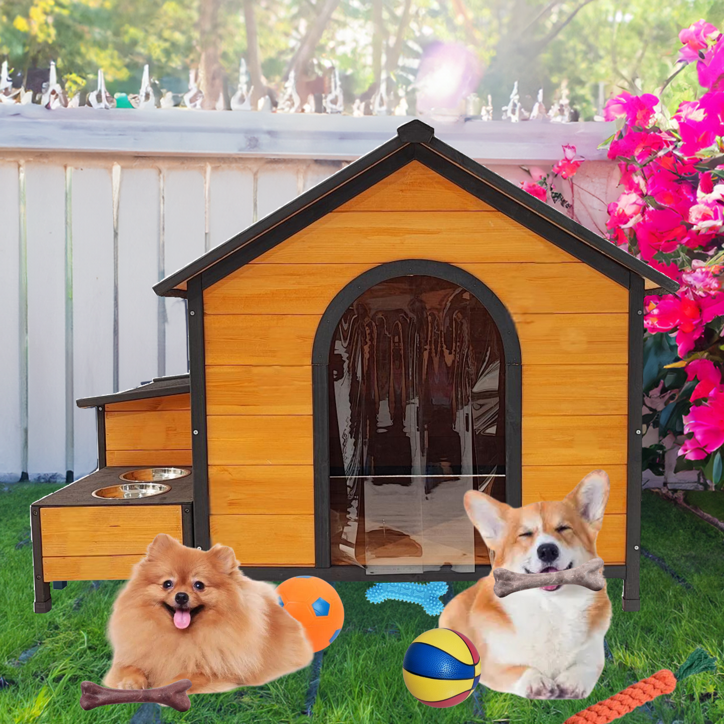 XPT088 Wearable and Strong Dog House for Playground