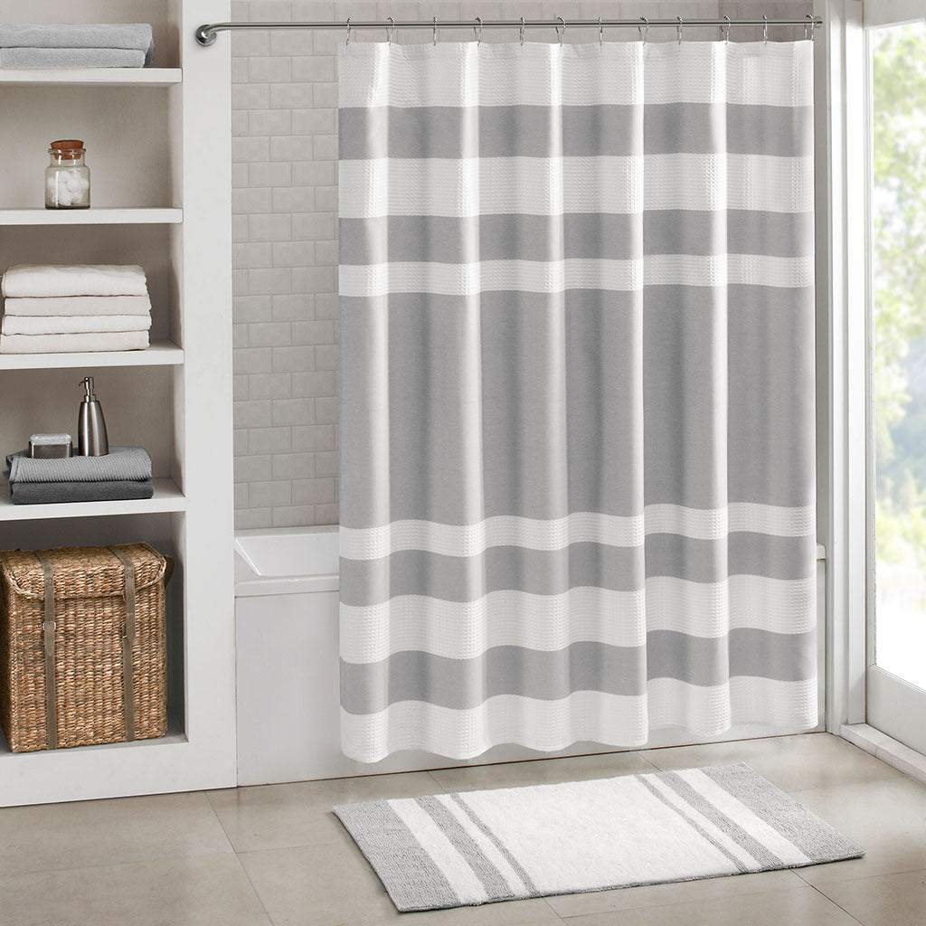 Shower Curtain with 3M Treatment Grey 72x72'