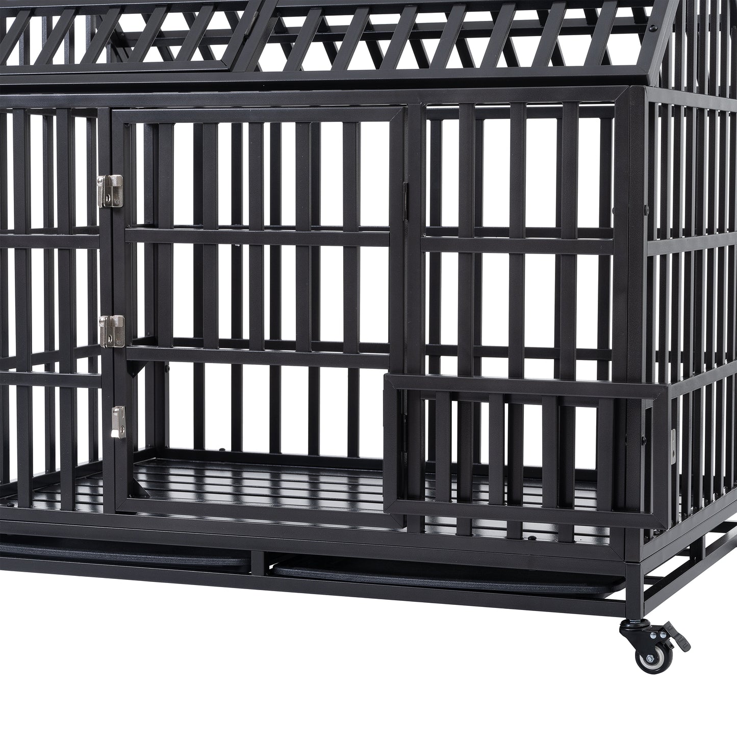 Heavy Duty Dog Cage  pet Crate with Roof