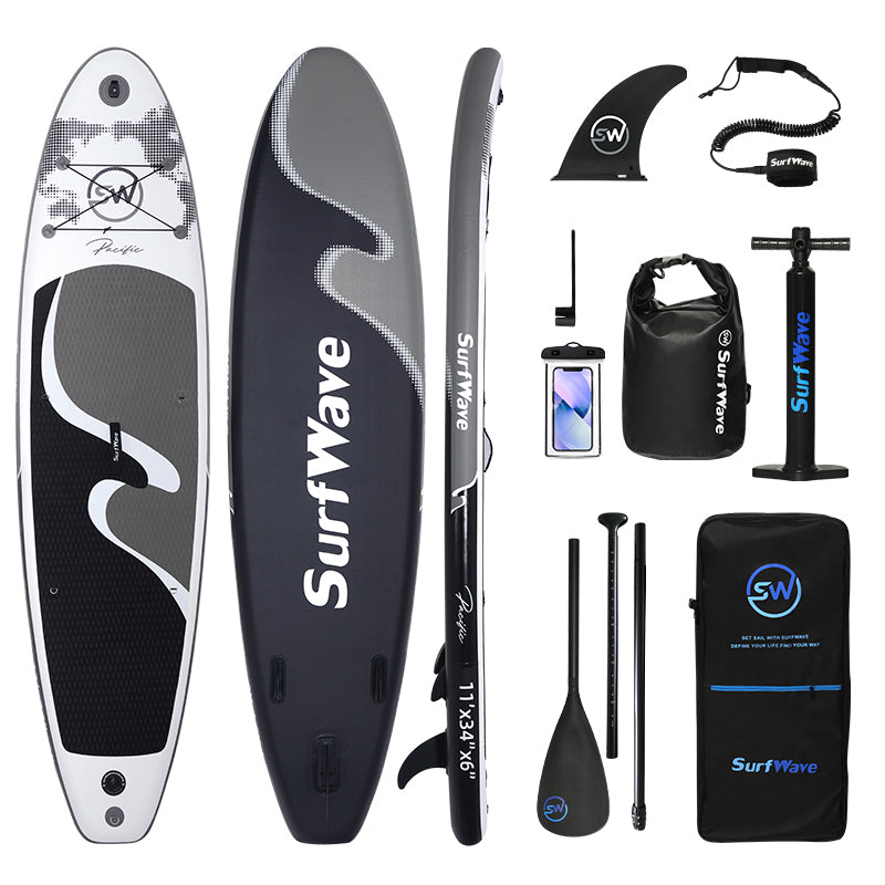 Inflatable Stand Up Paddle Board 11'x34"x6" With Accessories