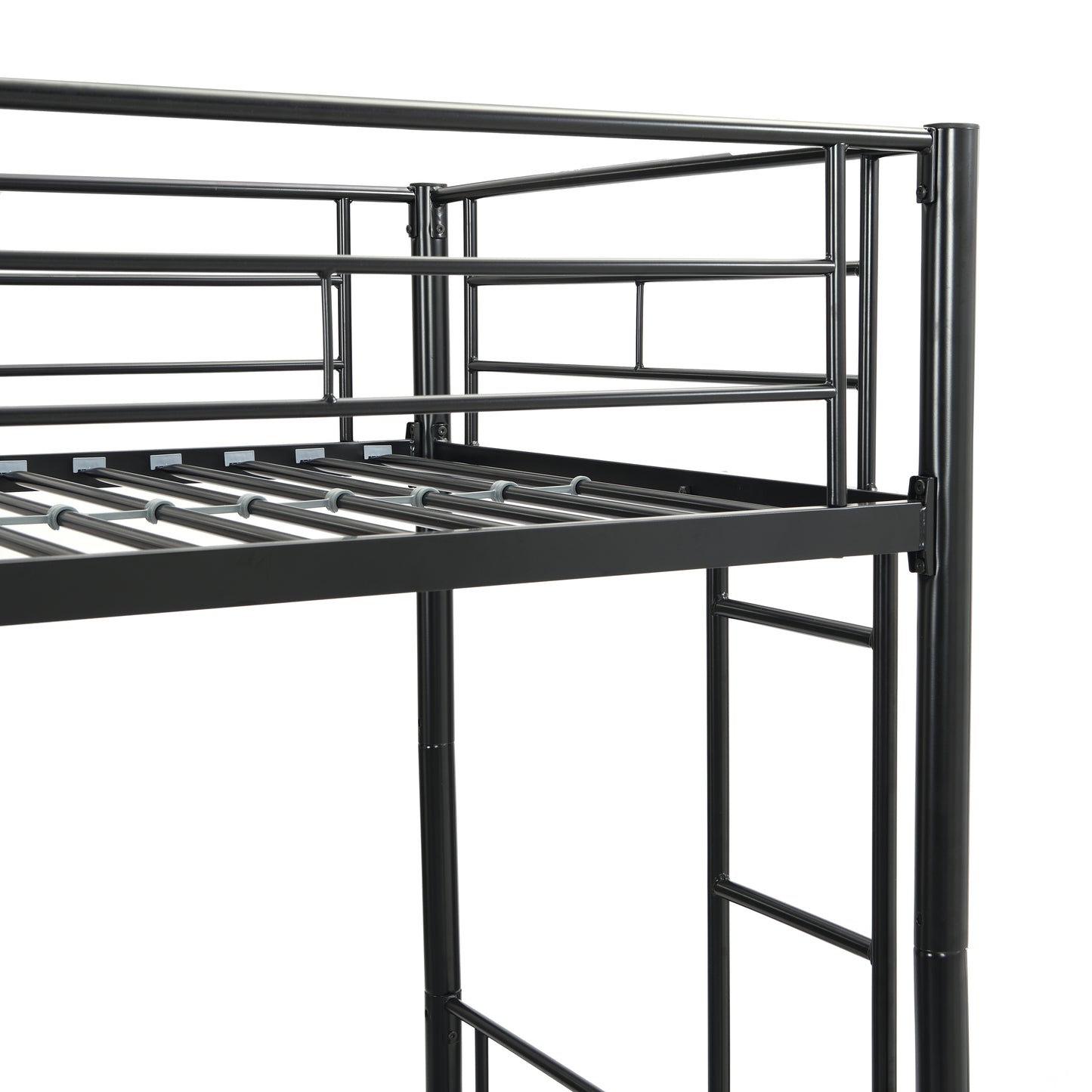 METAL Bunk Bed with trundle  Black