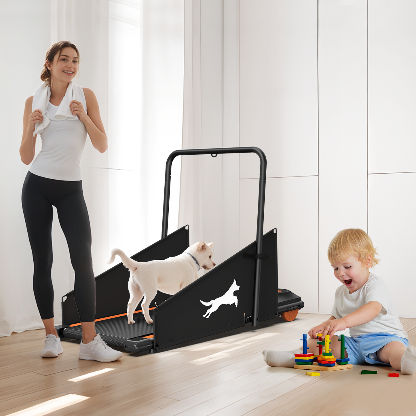 Dog Treadmill Small Dogs - Dog Treadmill for Medium Dogs - Dog Pacer Treadmill for Healthy & Fit Pets - Dog Treadmill Run Walk