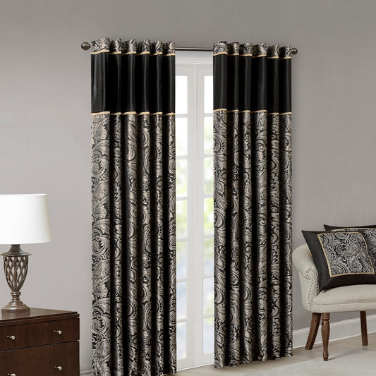 Jacquard Curtain Panel Pair(2 Pcs Window Panels)