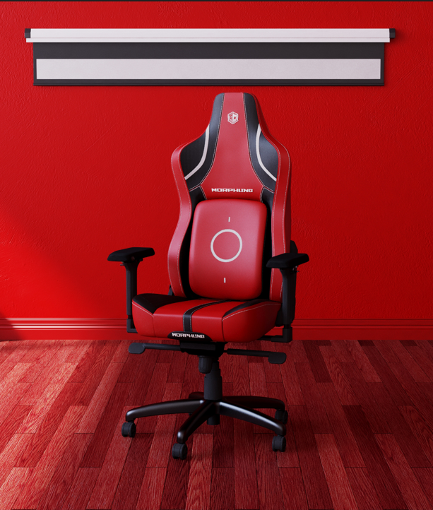 Gaming Chair Dynamic Lumbar Support and Thicken Seat, Height Adjustable Game Chair with 360° - Swivel Seat and for Office or Gaming