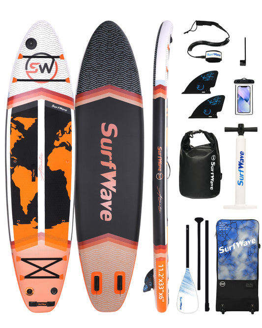 Inflatable Stand Up Paddle Board 11'x34"x6" With Accessories