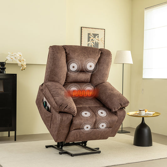 Power Lift Recliner Chair Sofa for Elderly with Massage