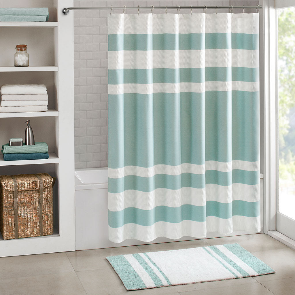 Shower Curtain with 3M Treatment Aqua 72x72'