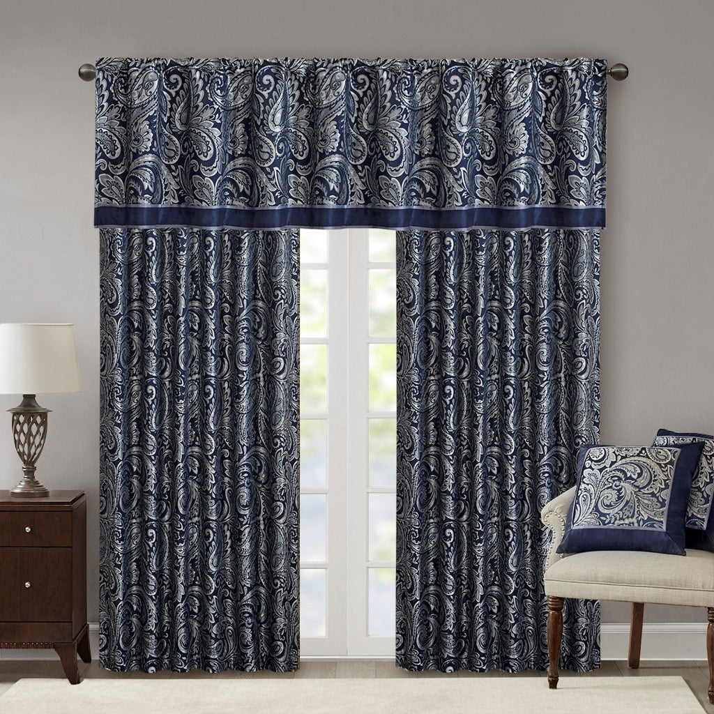 Jacquard Curtain Panel Pair(2 Pcs Window Panels)