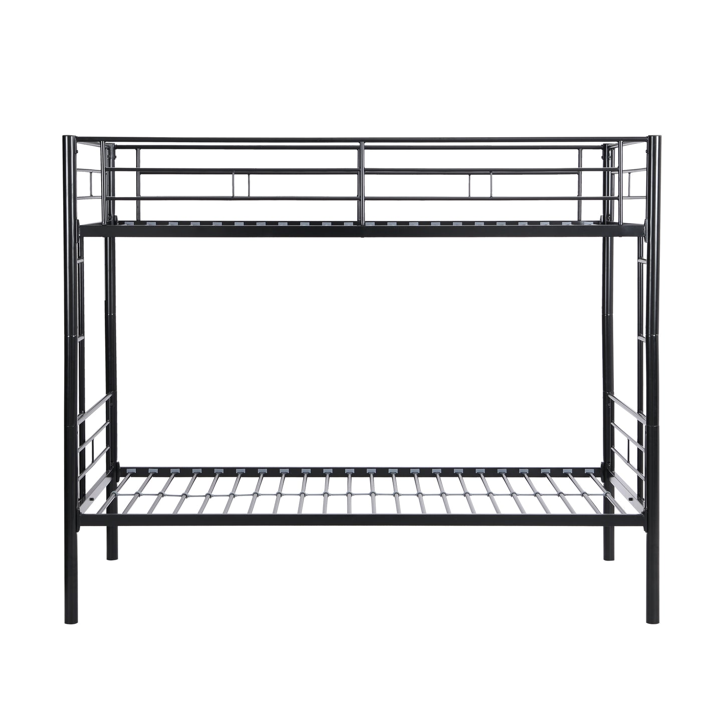 METAL BUNK BED BLACK