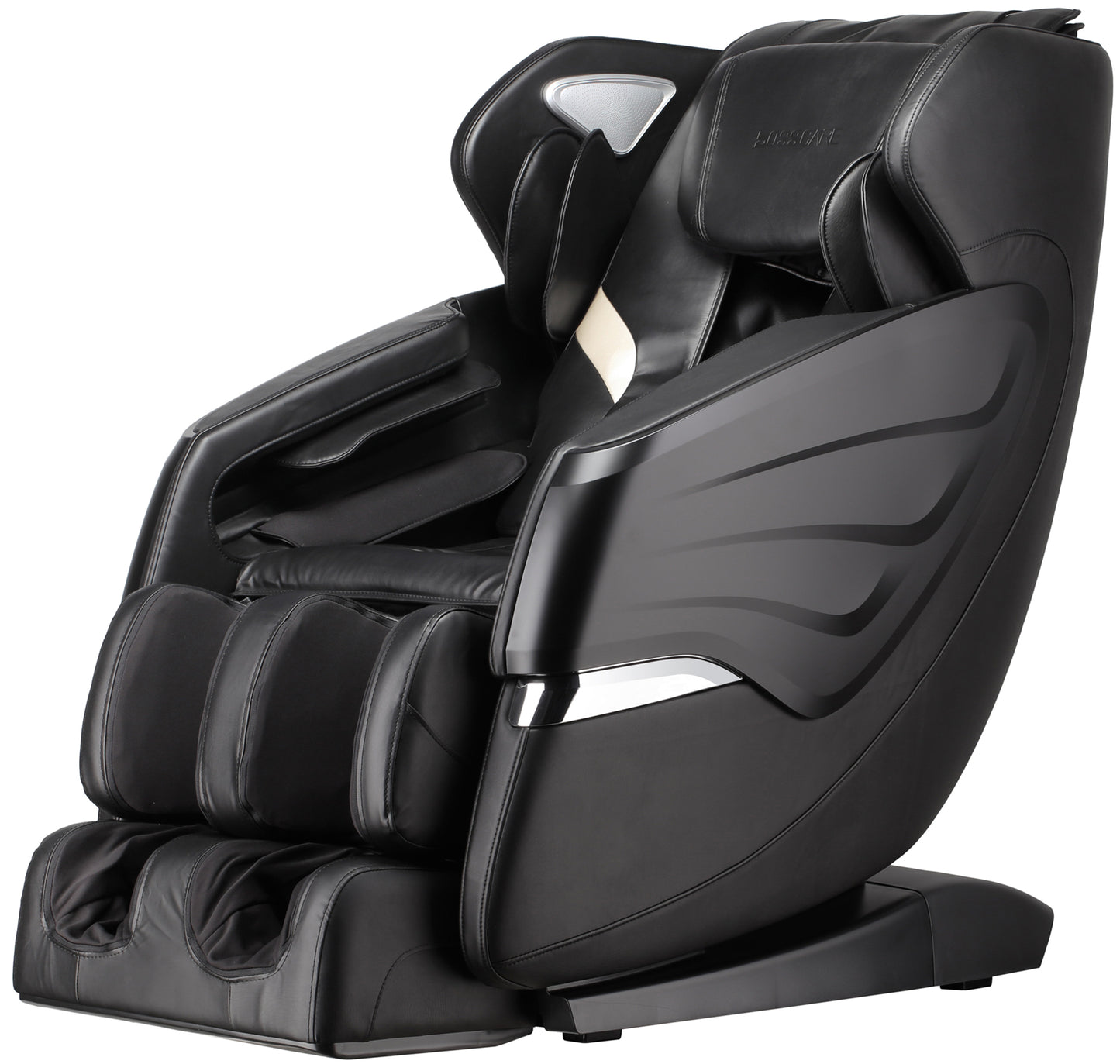 Massage Chairs SL Track Full Body Massage Recliner with Foot Roller,Airbag Massage,Zero Gravity, Bluetooth Speaker Black