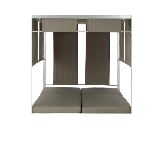 HEMINGER DAYBED (Only include :Cushion+Curtain+Curtain support boom+Top connect part packing into a carton.)  [Complete SKU CODE: 61409.00A_61409.00B ]